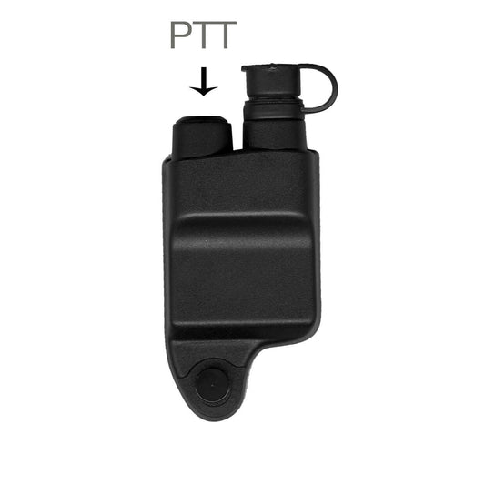 Mic & Ear Hook Earpiece Radio Kit - Quick Disconnect (Hirose) Harris &  M/A-Com 700P/Pi, 710P, P5100 / P7100 / P7200 Series & More