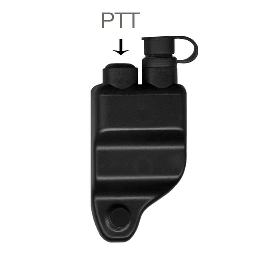 Mic & Ear Hook Earpiece Radio Kit - Quick Disconnect (Hirose) Harris: All P5300 P5400 P5500 P7300 Series, XG-15/25/75, XL-45, XL-95 & More