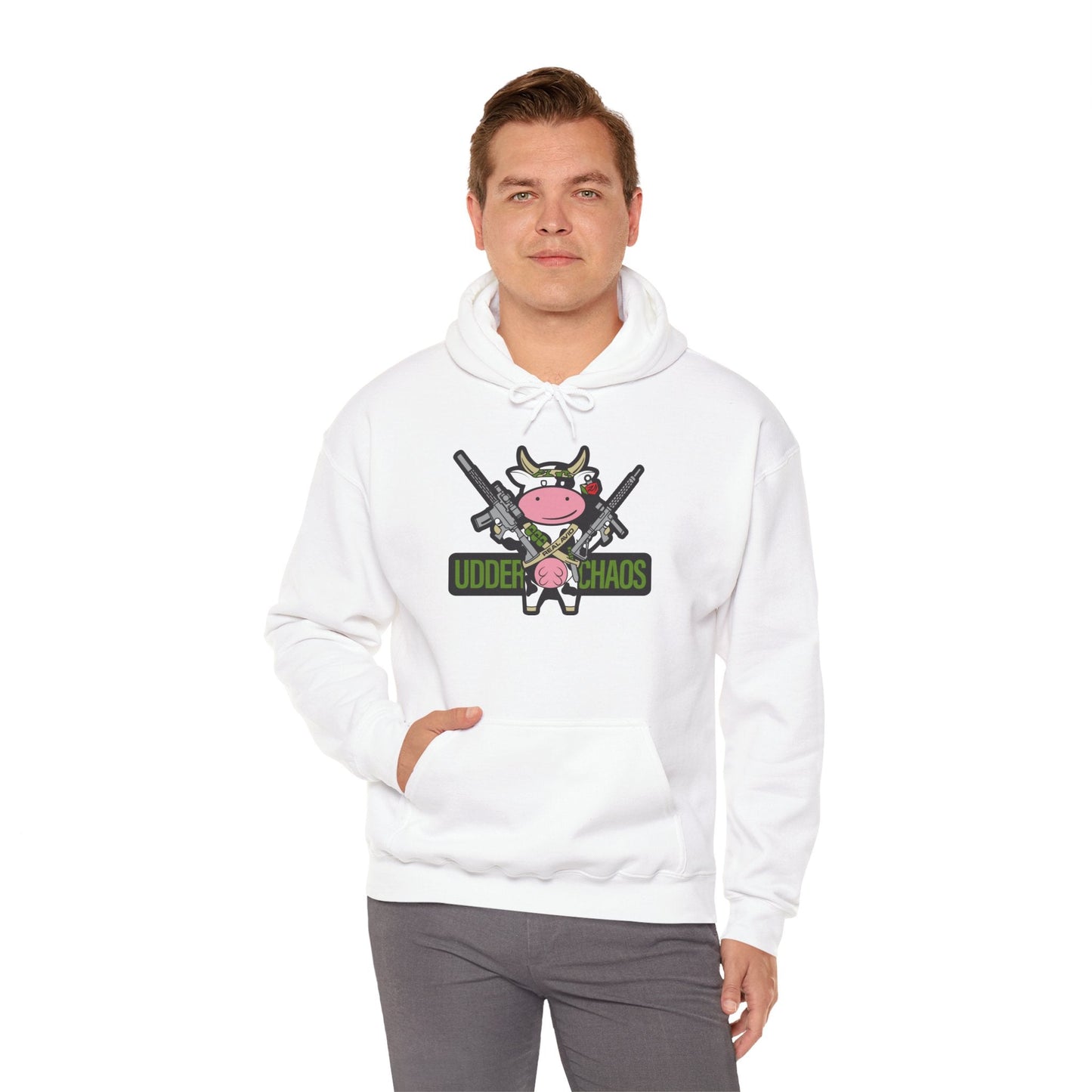 Udder Chaos - Unisex Heavy Blend™ Hooded Sweatshirt