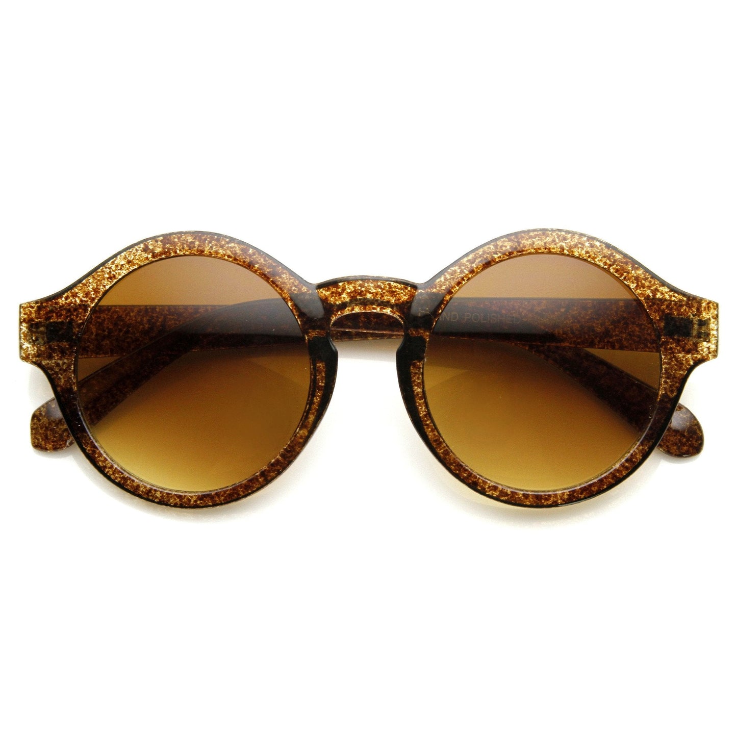 Classic Retro Keyhole Round P3 Frame Sunglasses 9196