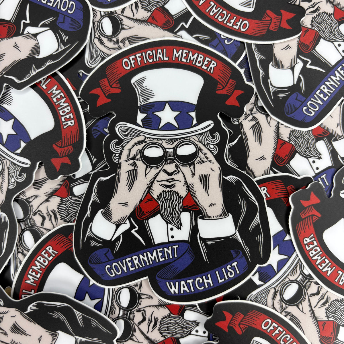 GOVERNMENT WATCHLIST OFFICIAL MEMBER DECAL