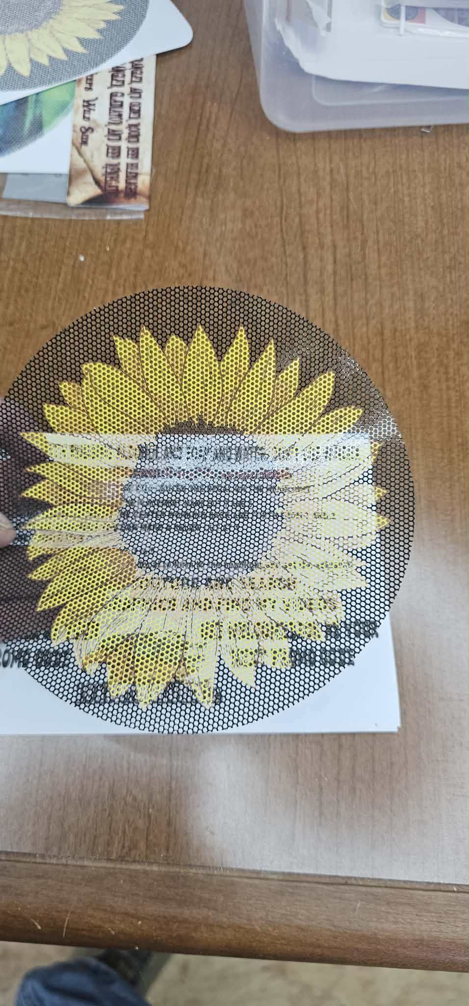 Autism awareness for a round headlight decal.