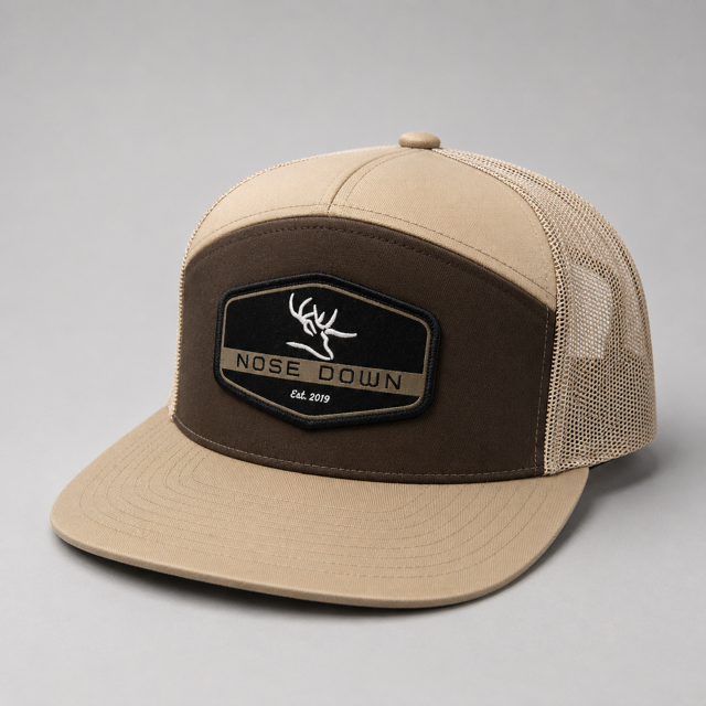 Black Hex Woven 7 Panel
