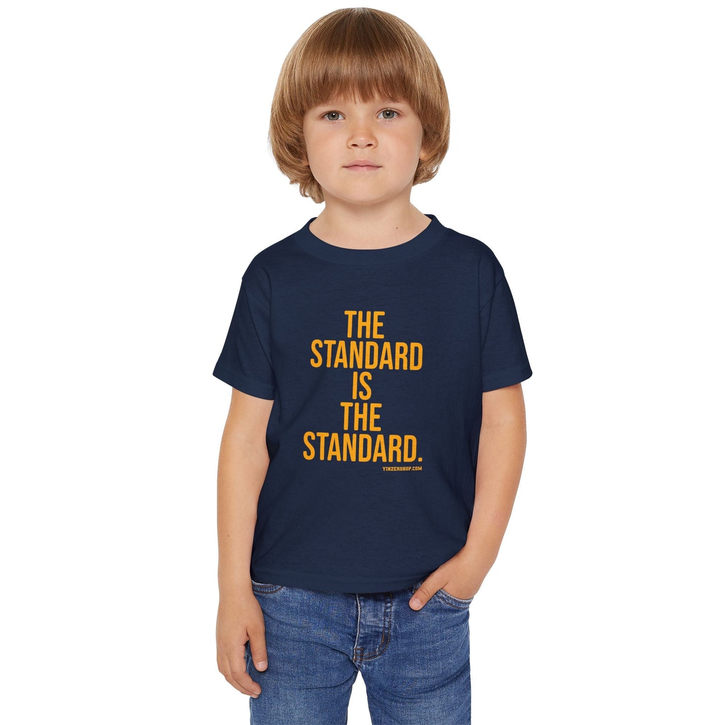 Toddler Cotton T-Shirt - The Standard Classic Fit Kids Cotton Tee by Printify