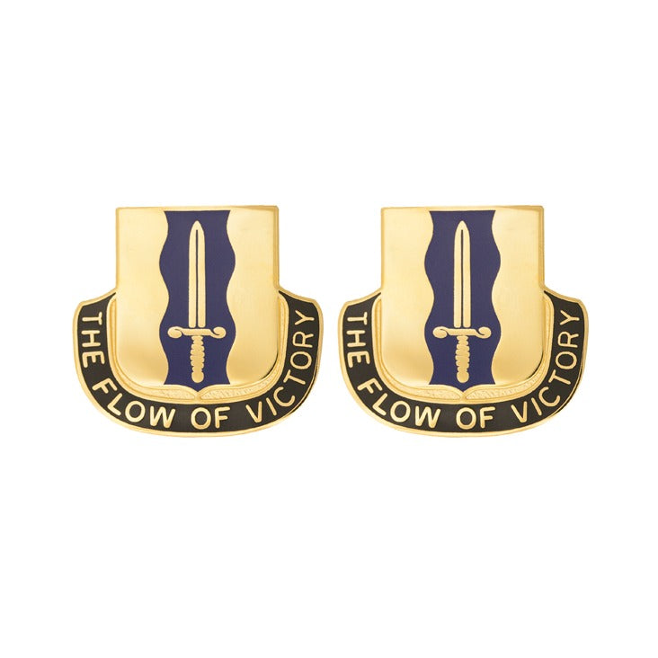 559th Quartermaster Battalion Unit Crest - Pair - THE FLOW OF VICTORY