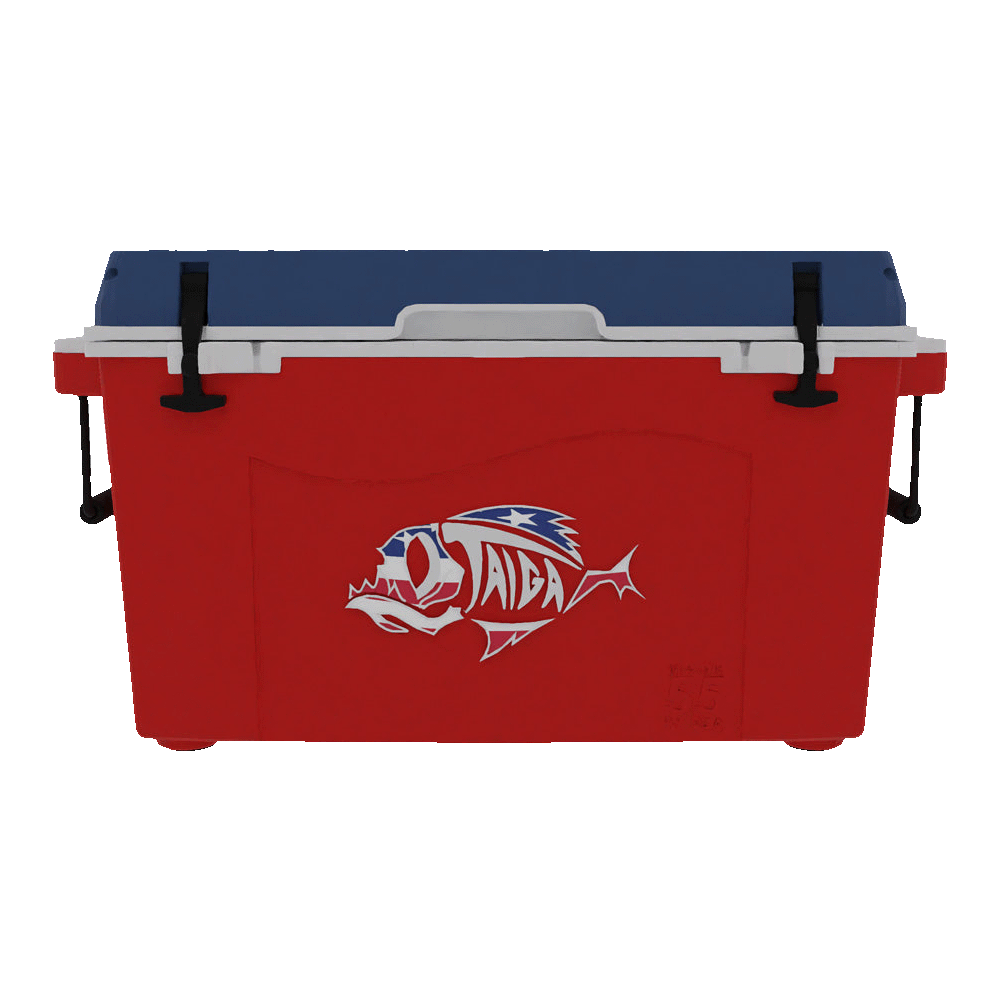 Taiga Coolers 55 Quart Red White and Blue Cooler