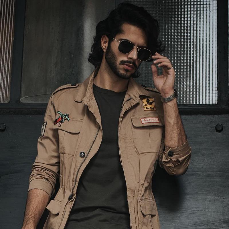 Retro Dapper Indie Modern Flat Geometric Lens Sunglasses C518