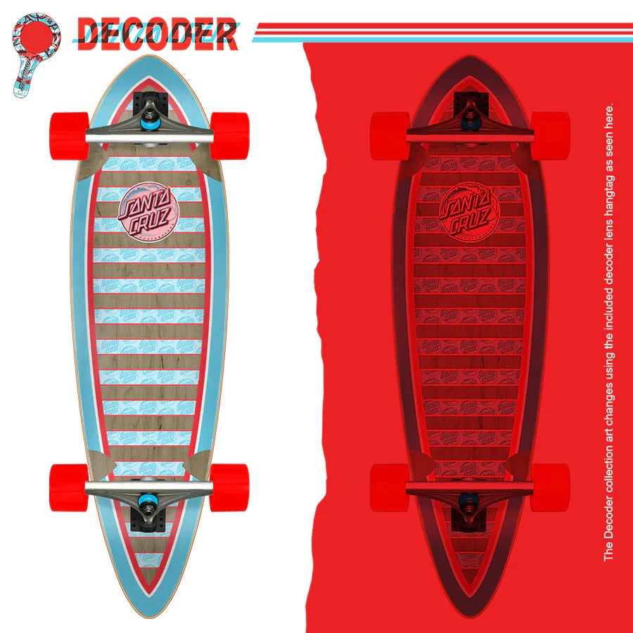 Santa Cruz Decoder Wave Pintail Cruiser Complete - 9.20″