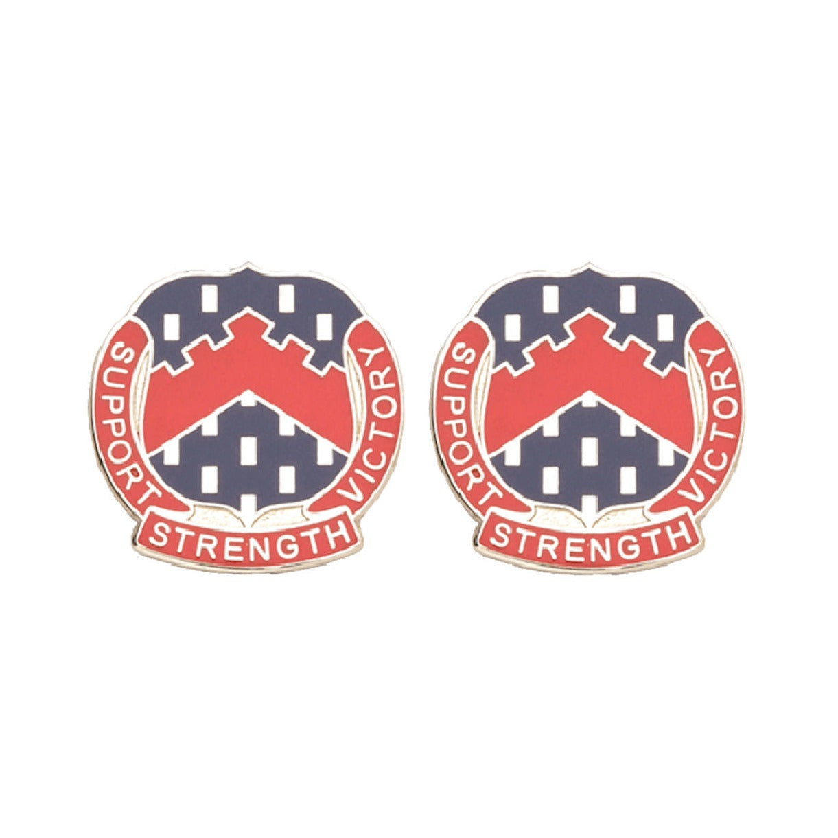 56th Personnel Services Battalion Distinctive Unit Insignia - Pair - Support Strength Victory