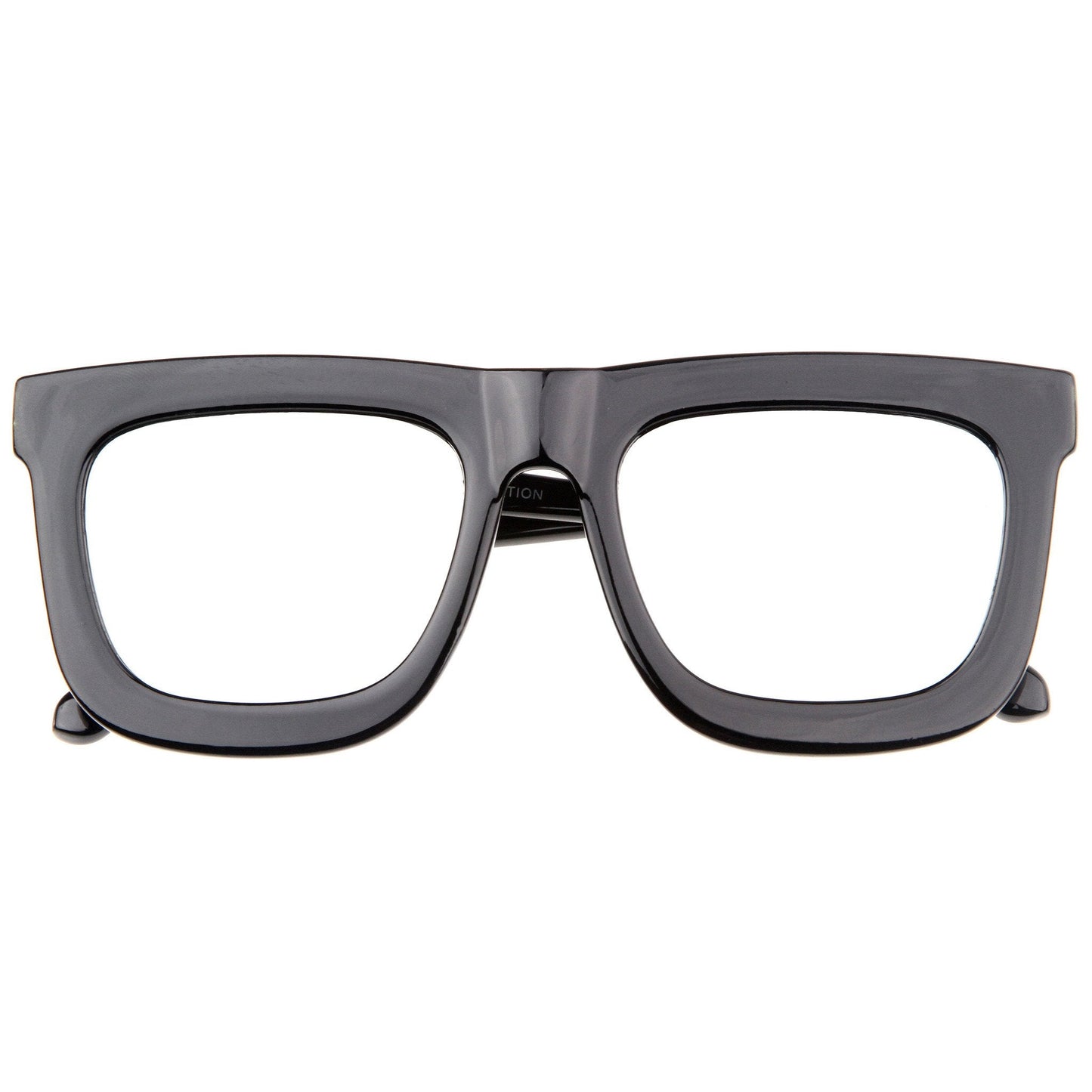 Hipster Flat Front Square Horned Rim Mirror Lens Sunglasses A143