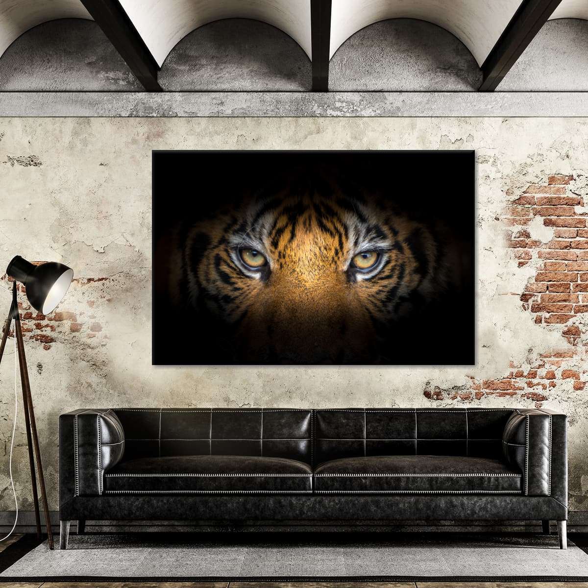 Fierce Eyes Tiger Wall Art