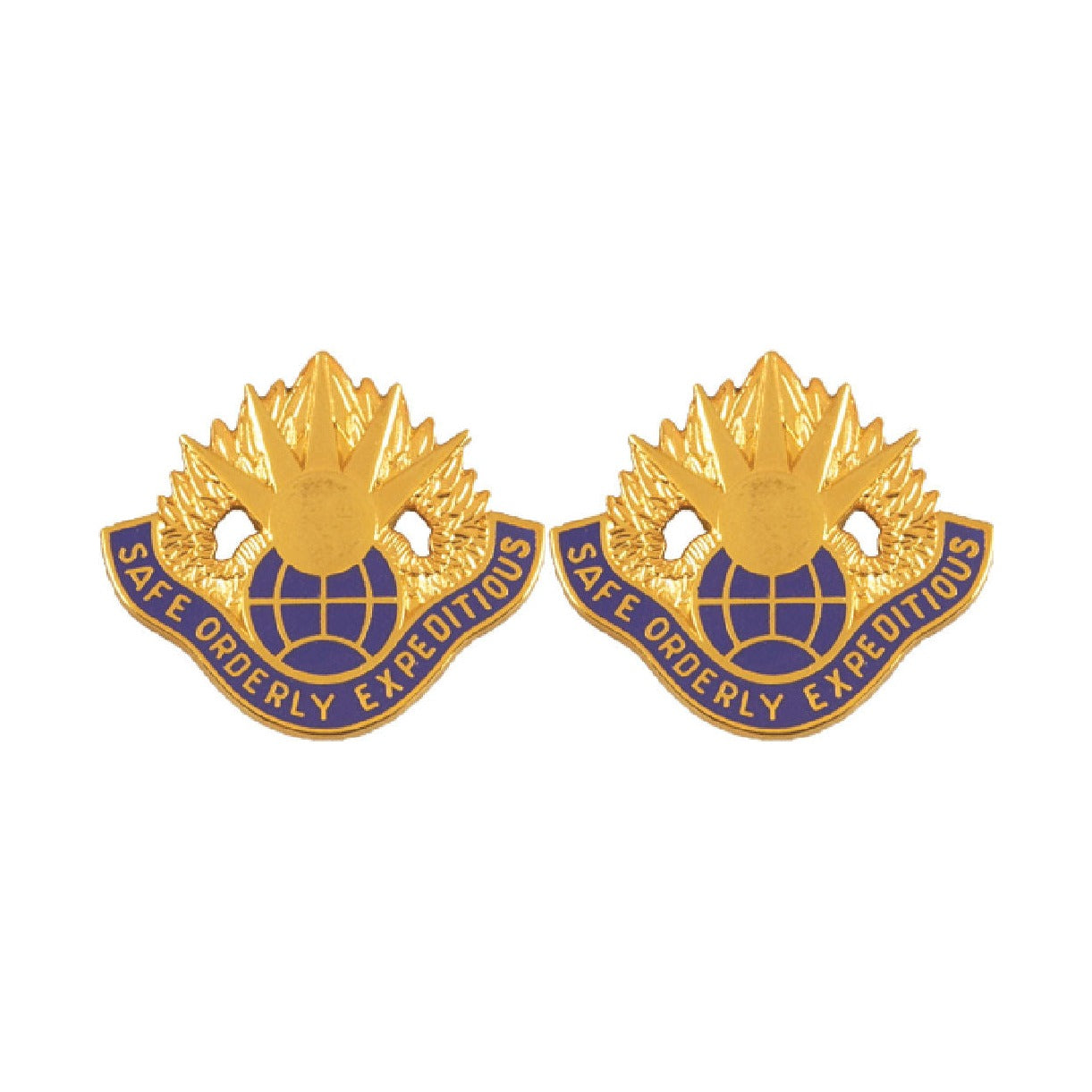58th Aviation Battalion Distinctive Unit Insignia - Pair - Safe Orderly Expeditious