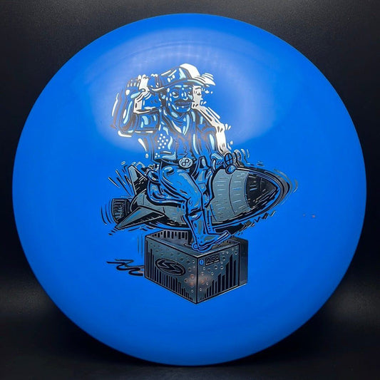 Alpha Curl - "Ride Em Rocket Cowboy" Triple Foil