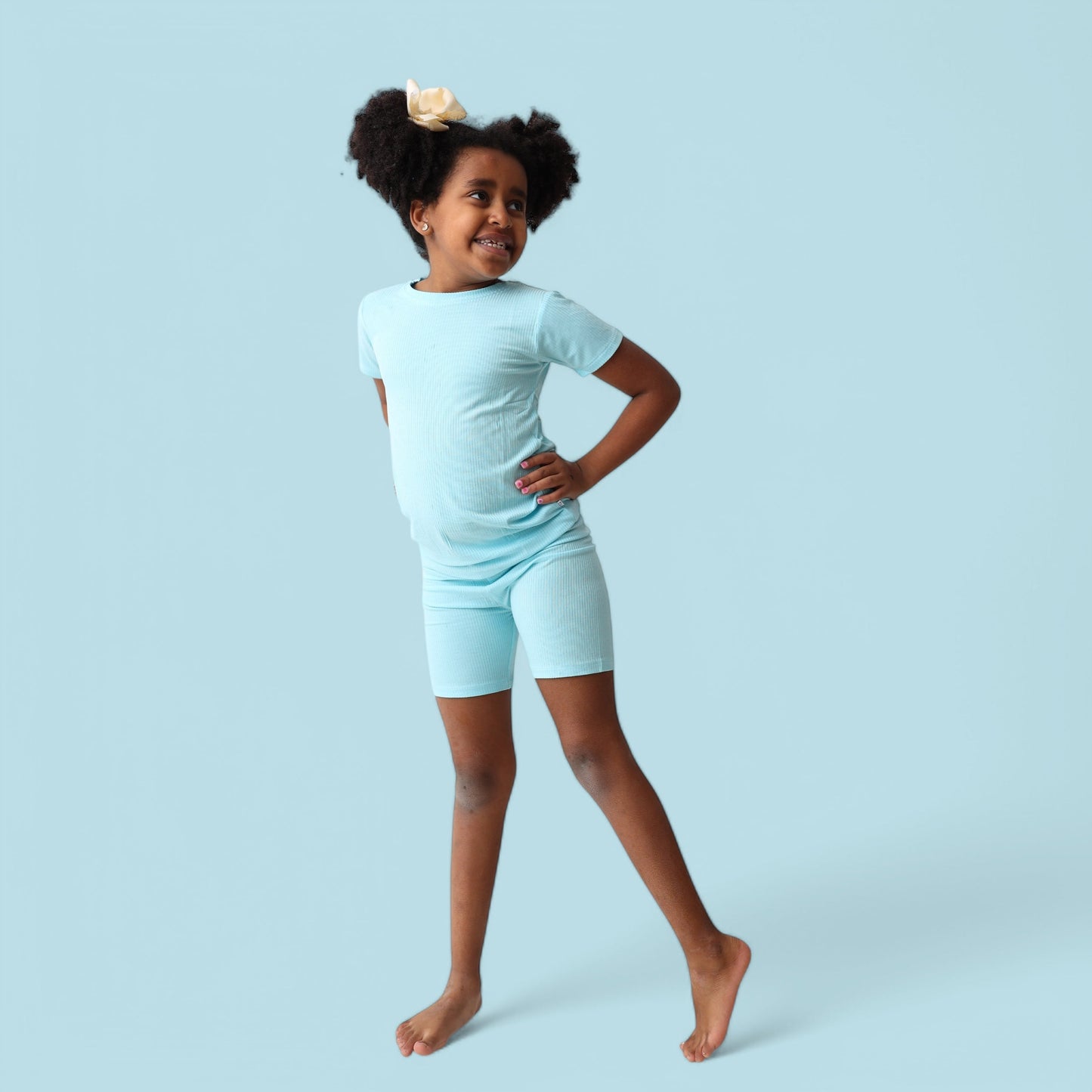 CAPRI BLUE RIB DREAM SHORT SET