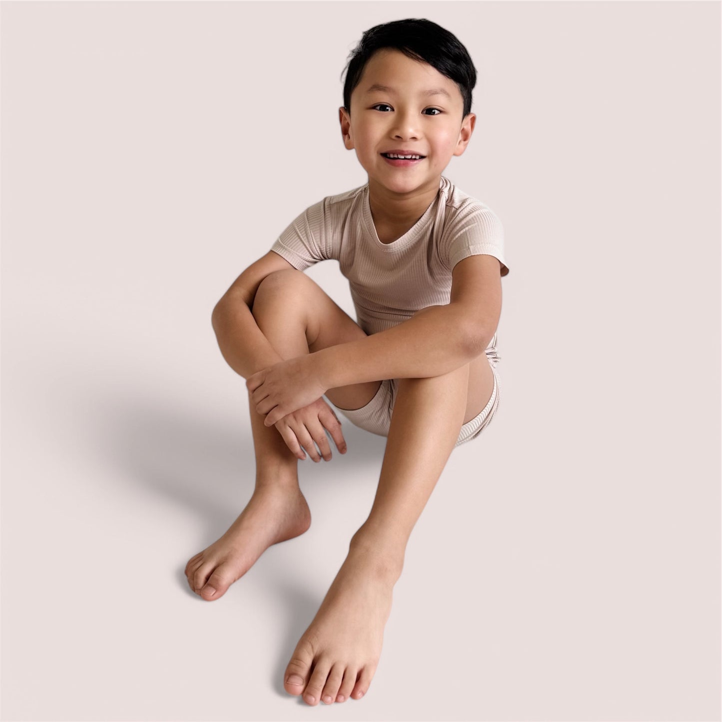 TOTALLY TAN RIB DREAM SHORT SET