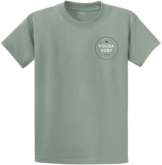 The Koloa Original Circle Heavyweight T-Shirt- Black