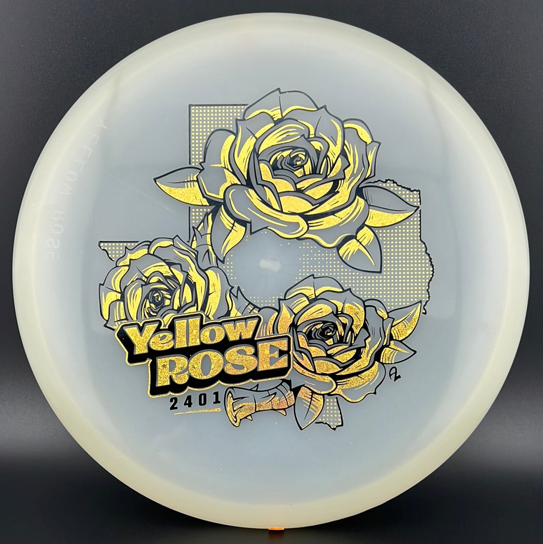 Alpha Glow Yellow Rose - First Run