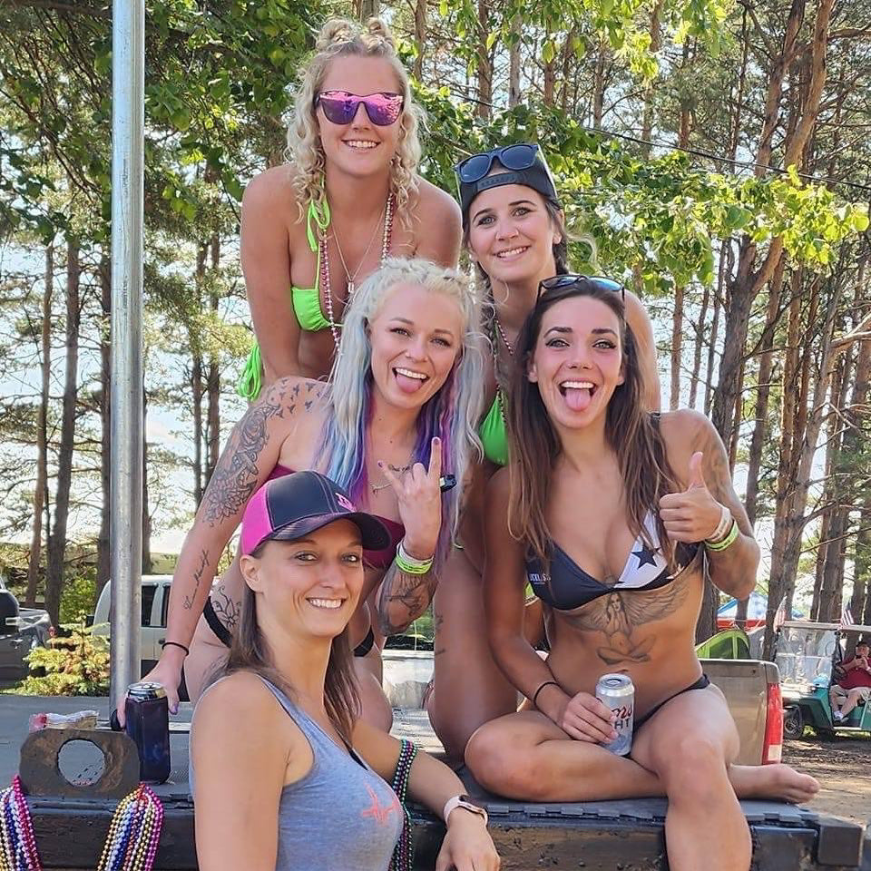 Stars & Stripes High Waist 2pc Bikini