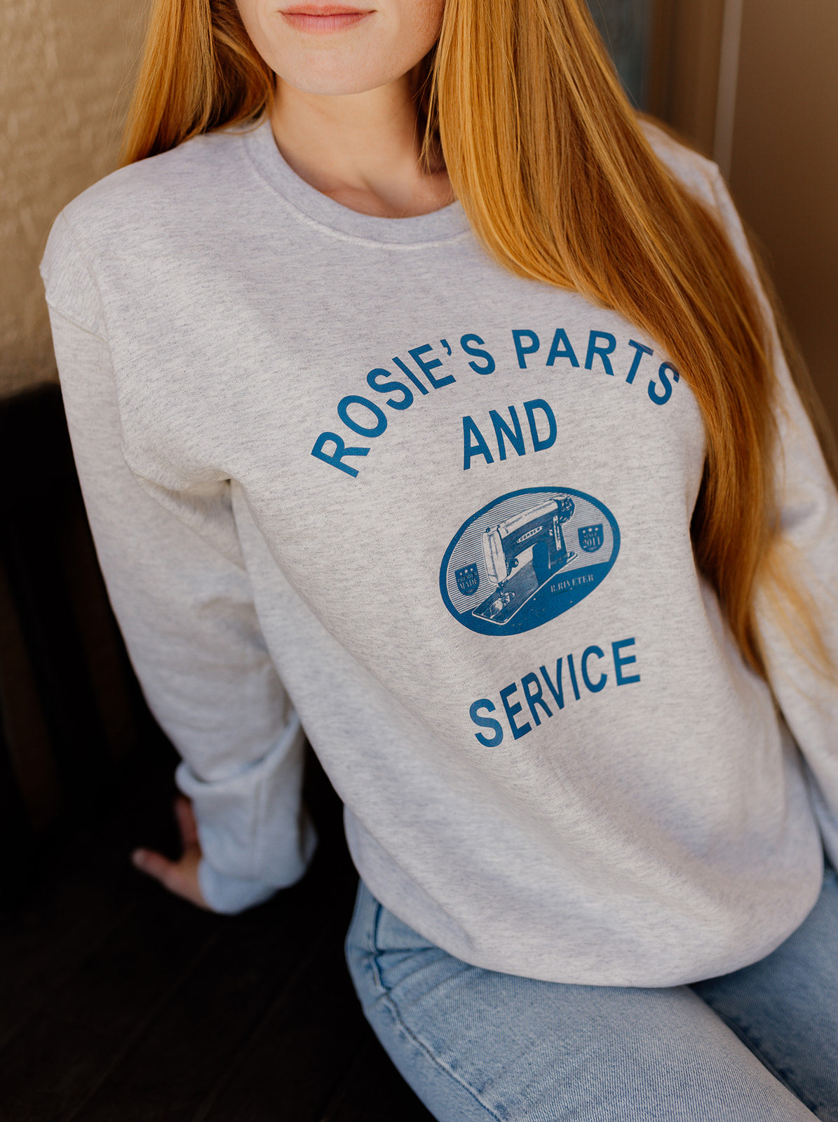 Crew Neck Sweatshirt | Rosie's Graphic