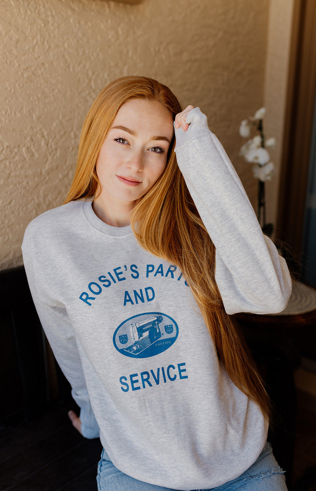 Crew Neck Sweatshirt | Rosie's Graphic