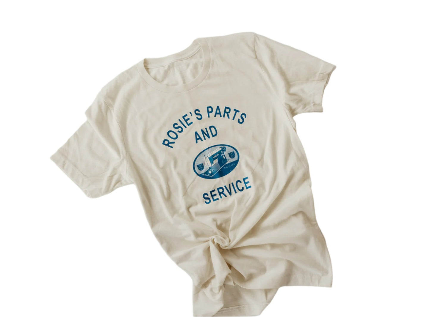 T Shirt | Vintage Natural Rosie's Crew Neck