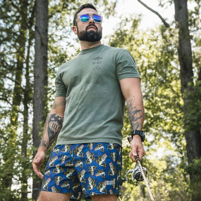 Men's Performance Athletic Shorts | 5.5"- Big Bass Daddy