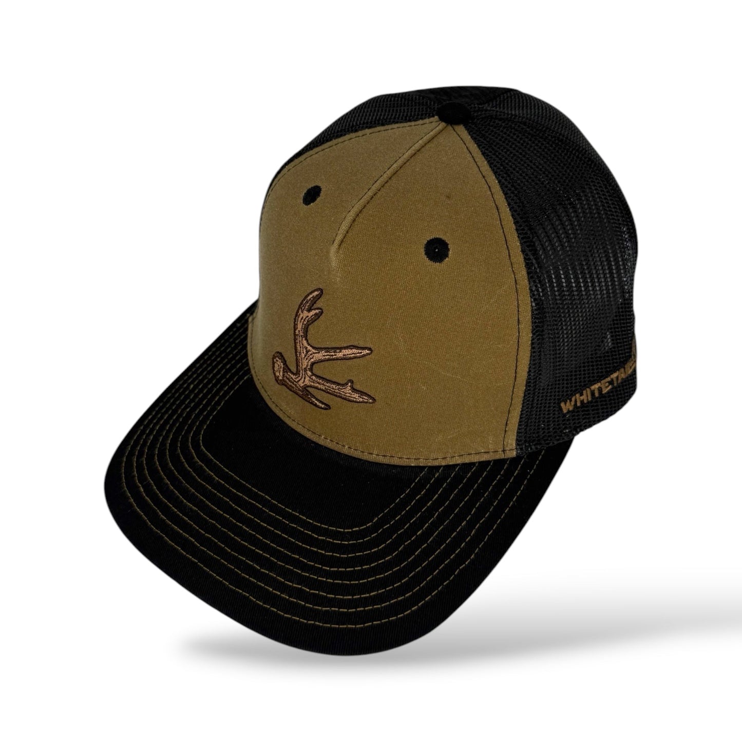 XL | Whitetail Co. Bonded Shed | Waxed Trucker | Brown/Black | XL