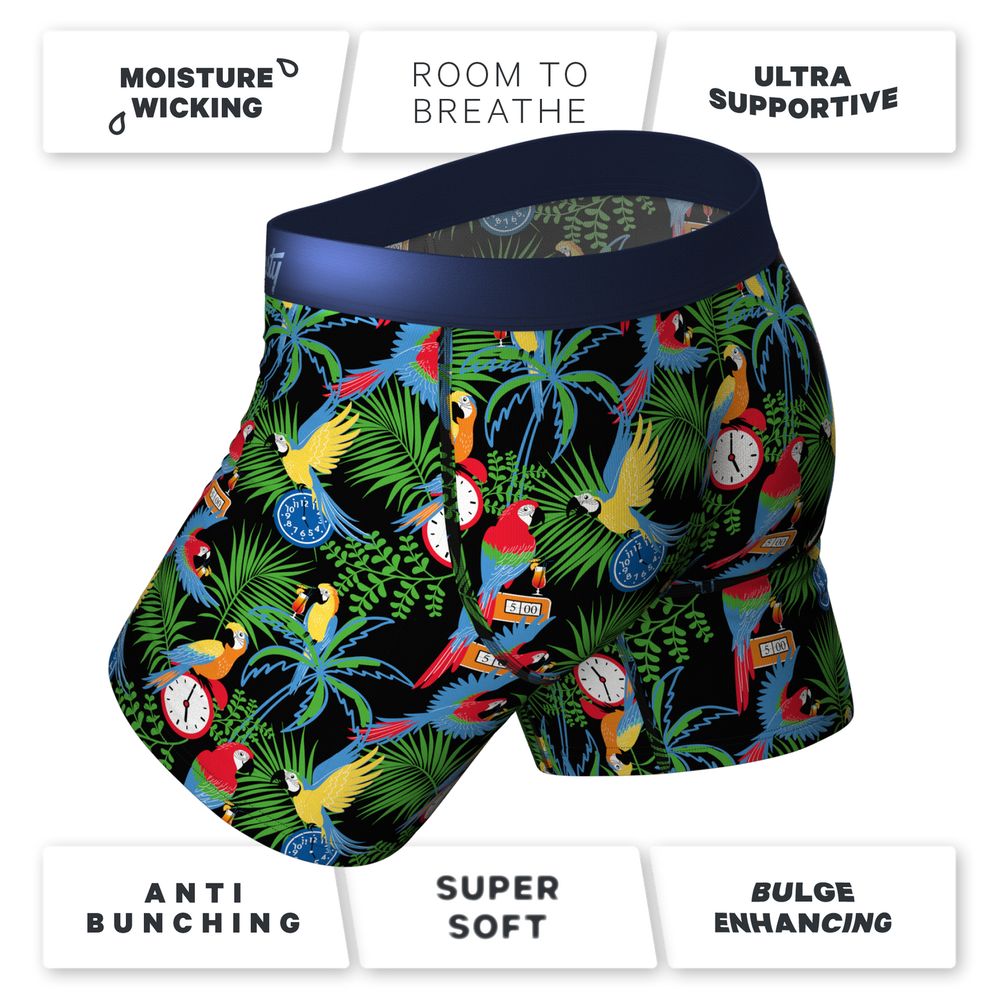 The 5 O'Clock Somewhere | Margaritaville® Ball Hammock® Pouch Underwear