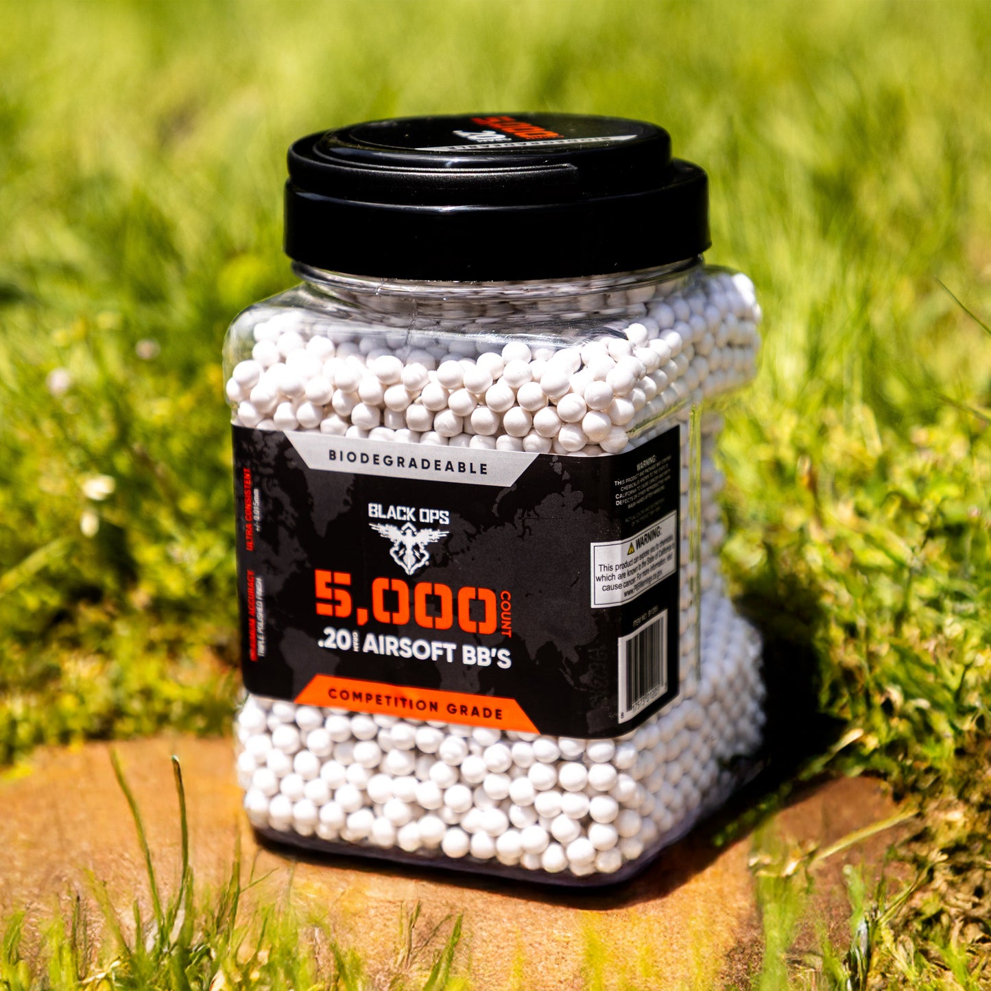 Biodegradable Airsoft 6mm/.20g BBs - 5,000 Count