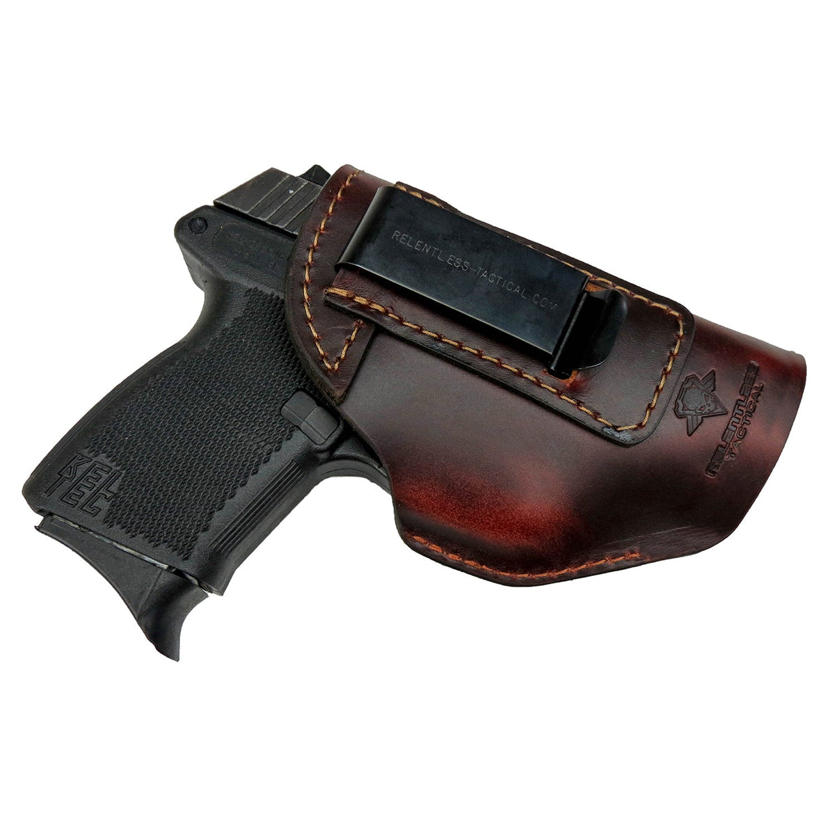 Maxx Carry 4-Way Leather Gun Holster - IWB & OWB For Glock, S&W, CZ, Sig, Springfield (Multiple Models)
