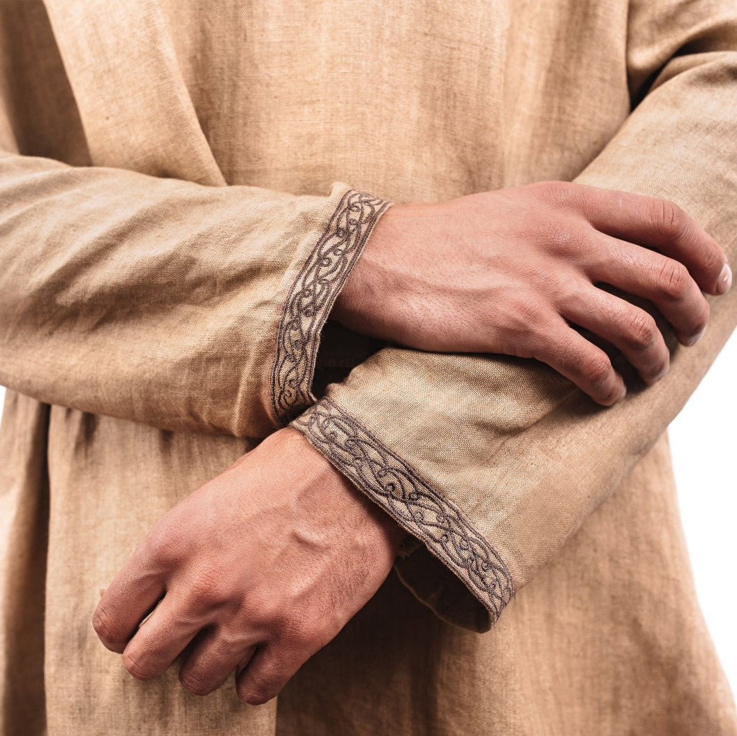 Linen Viking Tunic – Medieval Reenactment Shirt