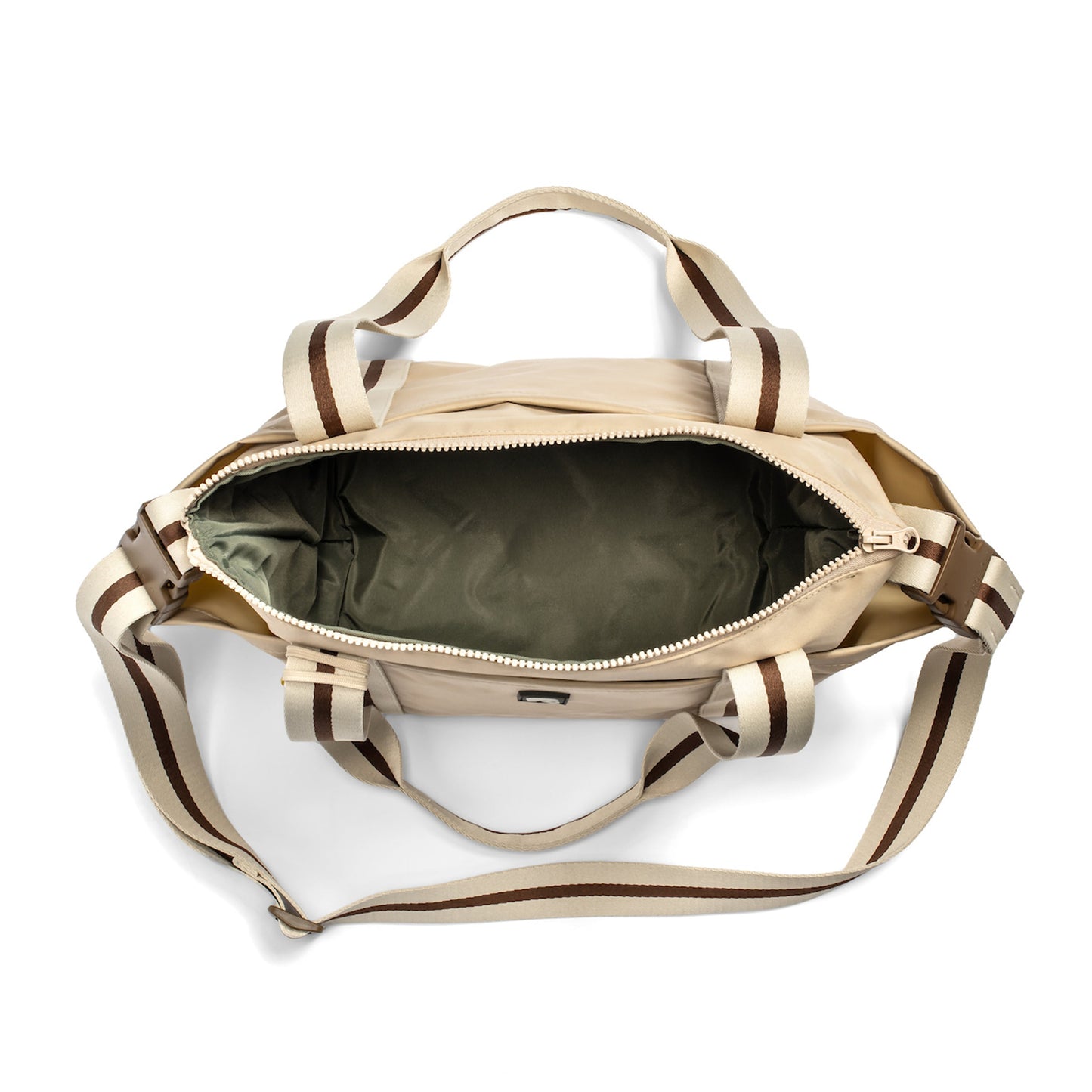 Mattie Large | Khaki Nylon Satchel