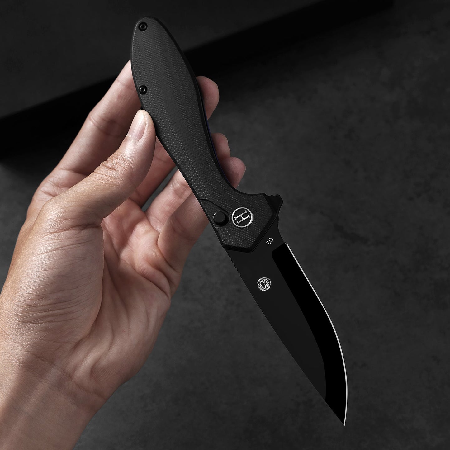 The Vector Folding Pocket Knife Giftset for Men and Women (Black)