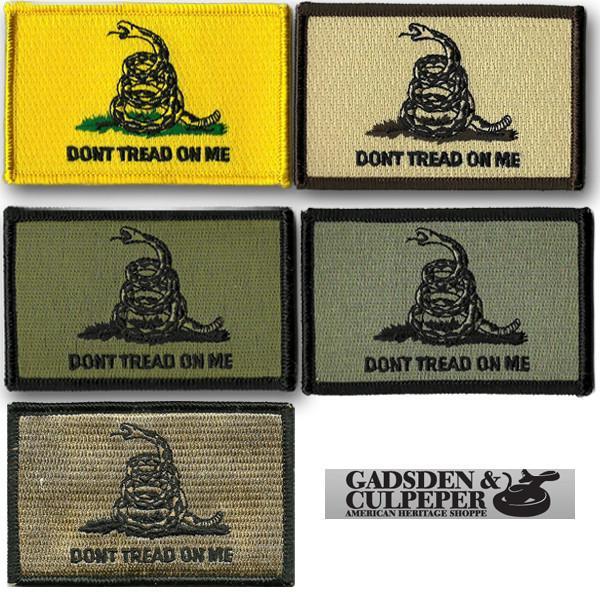 Gadsden Flag Shoulder Patch - Iron-On