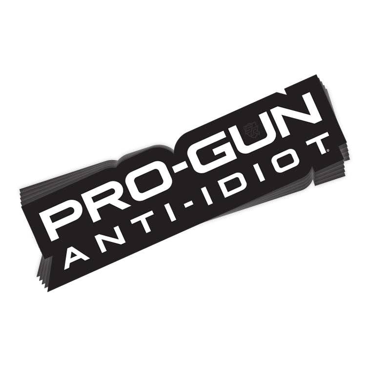 Shield Republic - Pro Gun Anti Idiot Decal