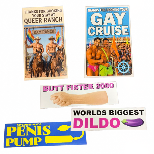 DIY Prank Package Stickers