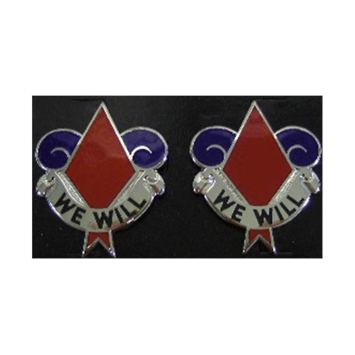 5th Infantry Division Distinctive Unit Insignia - Pair - WE WILL