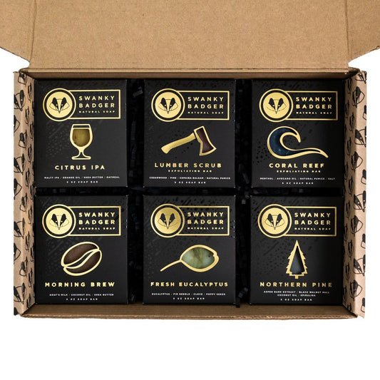 Natural Soap Starter Set (6 bars)