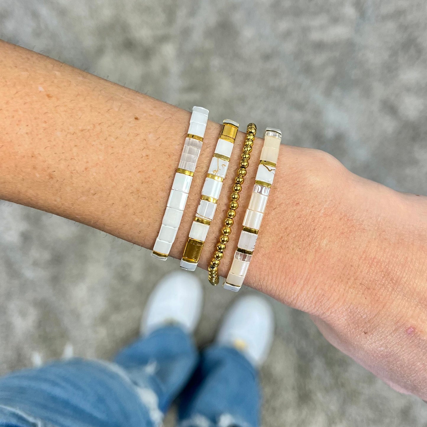 ALLURE - Beaded Bracelets - Set of 4