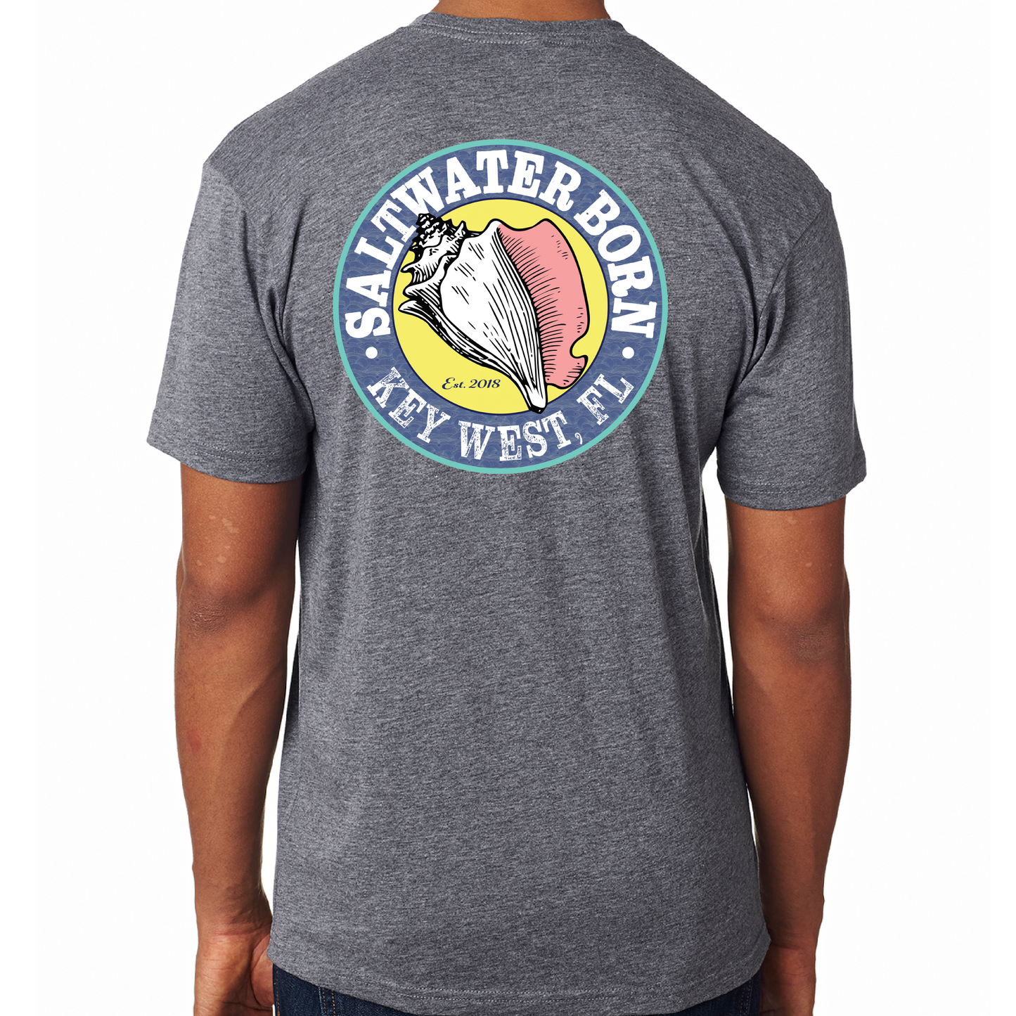 Miami Orange and Green Soft Tee