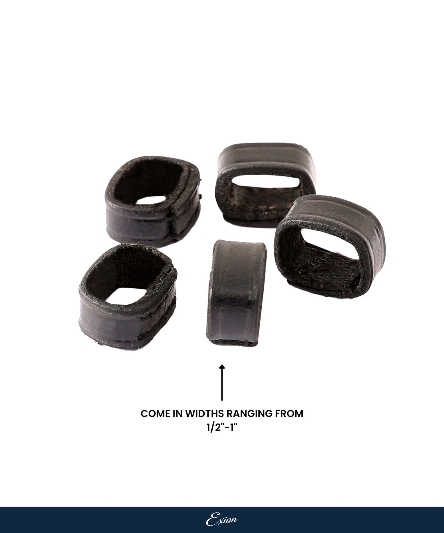 ExionPro Leather Keepers & Loops (Pack of 5)