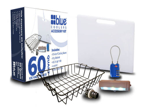 Accessory Kit - Divider/Cutting Board, Basket, Lock, Light, & Plug for 60 Quart Coolers