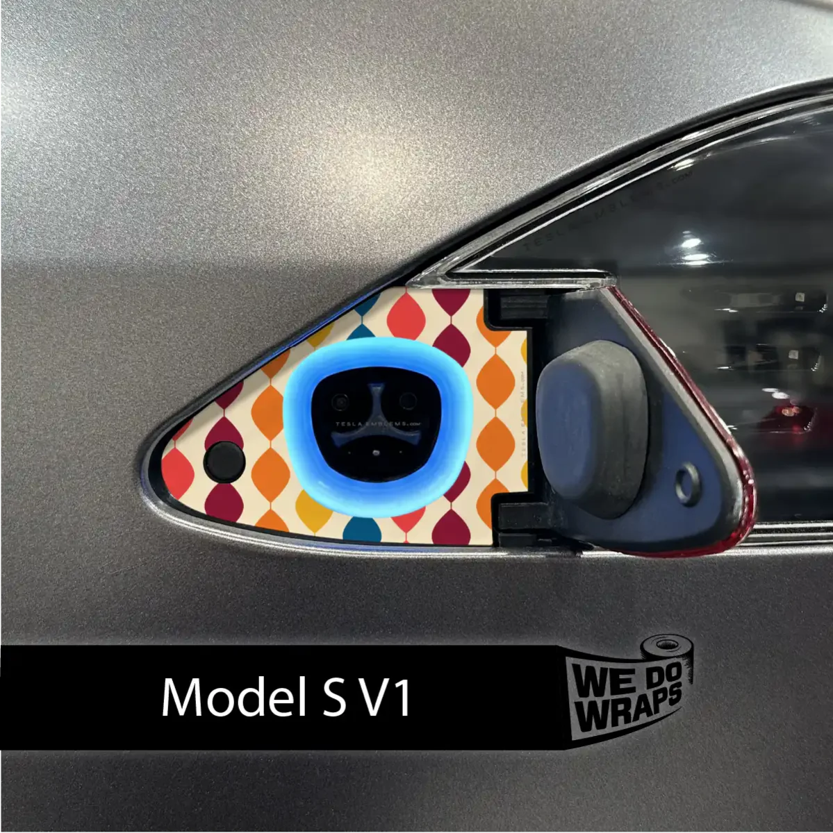 60s Garland Tesla Charge Port Wrap | Model S