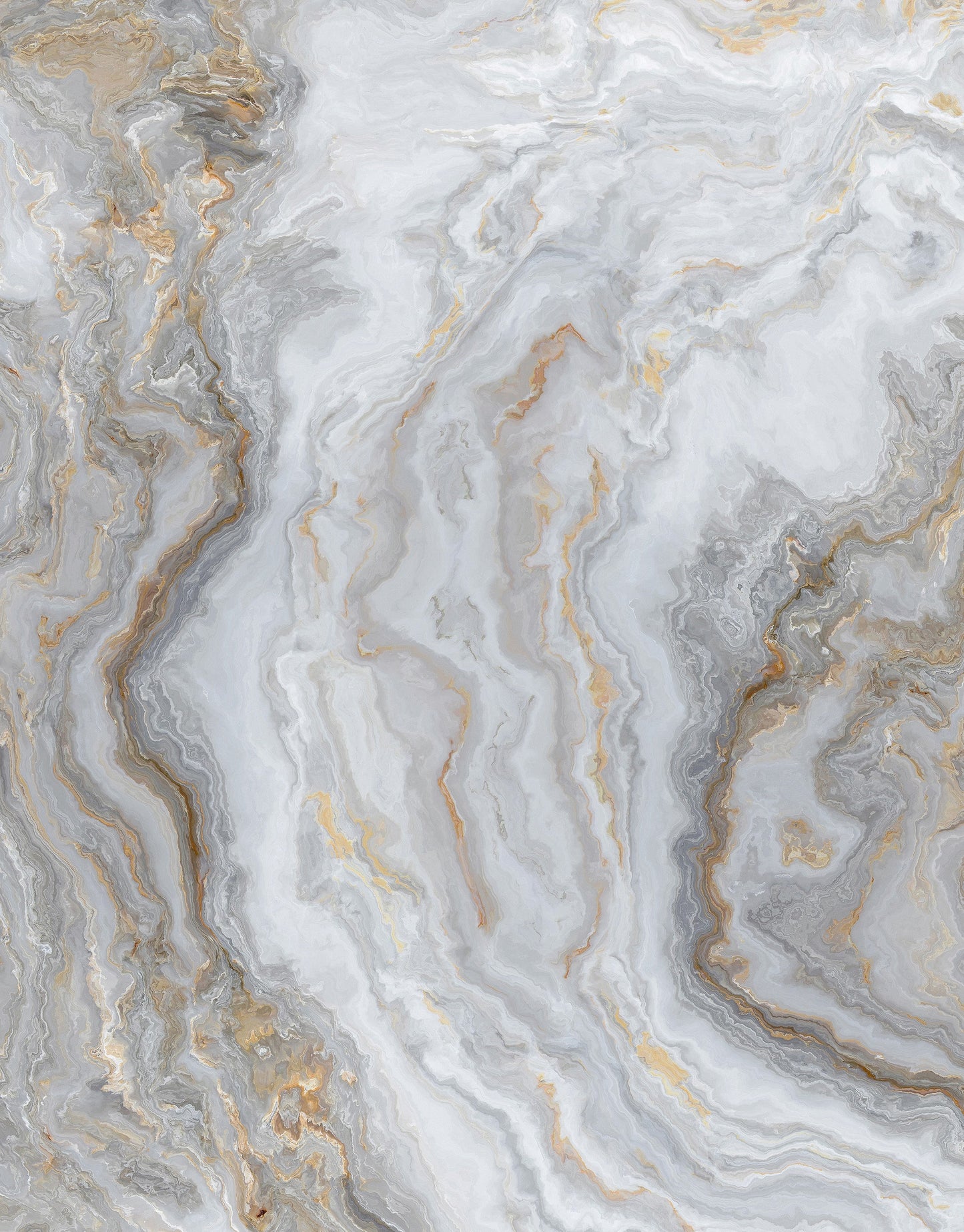 White Marble Stone Granite Slate Peel and Stick Wallpaper | Removable Wall Mural #6180