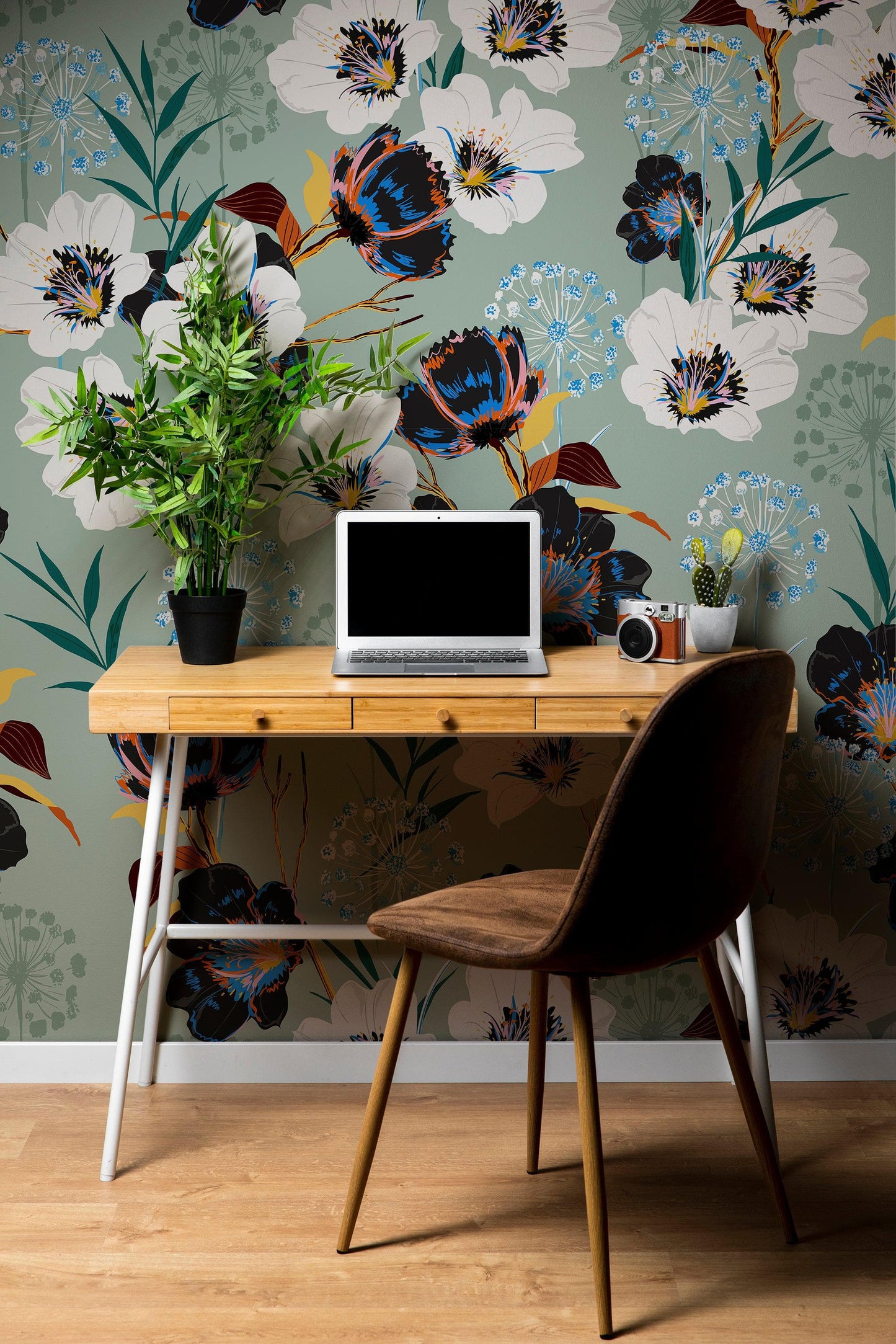 Flower Blossom Botanical Gardens Design Mural. #6219