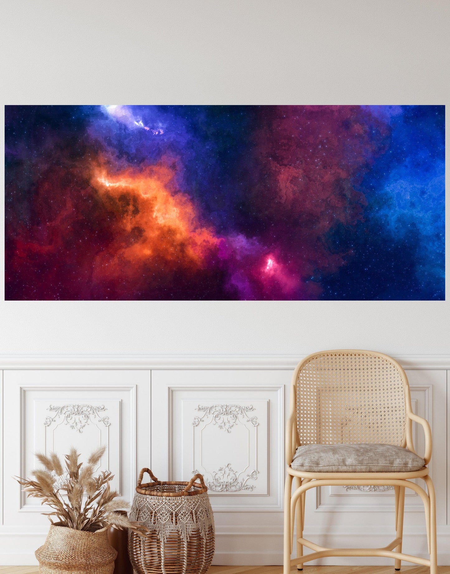 Space Galaxy Nebula Wall Mural Peel and Sticker Wallpaper. #6295