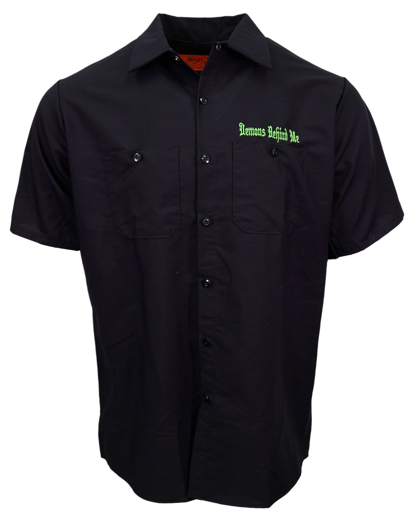 "Lucky" Embroidered Industrial Shop Shirt