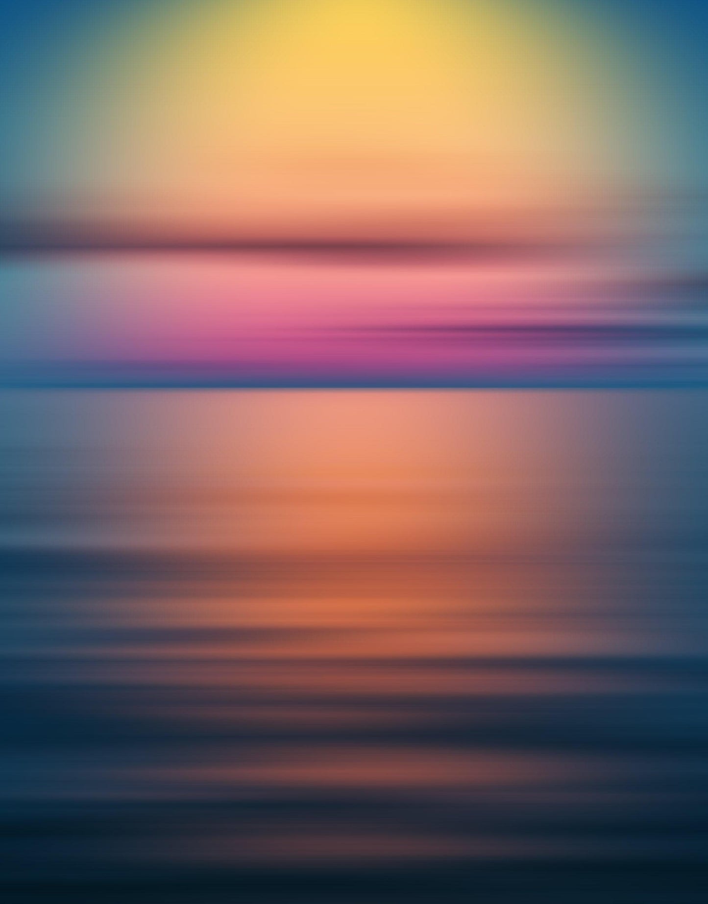 Sunset over the Ocean Horizon Wall Mural. Peel and Stick Wallpaper. #6308