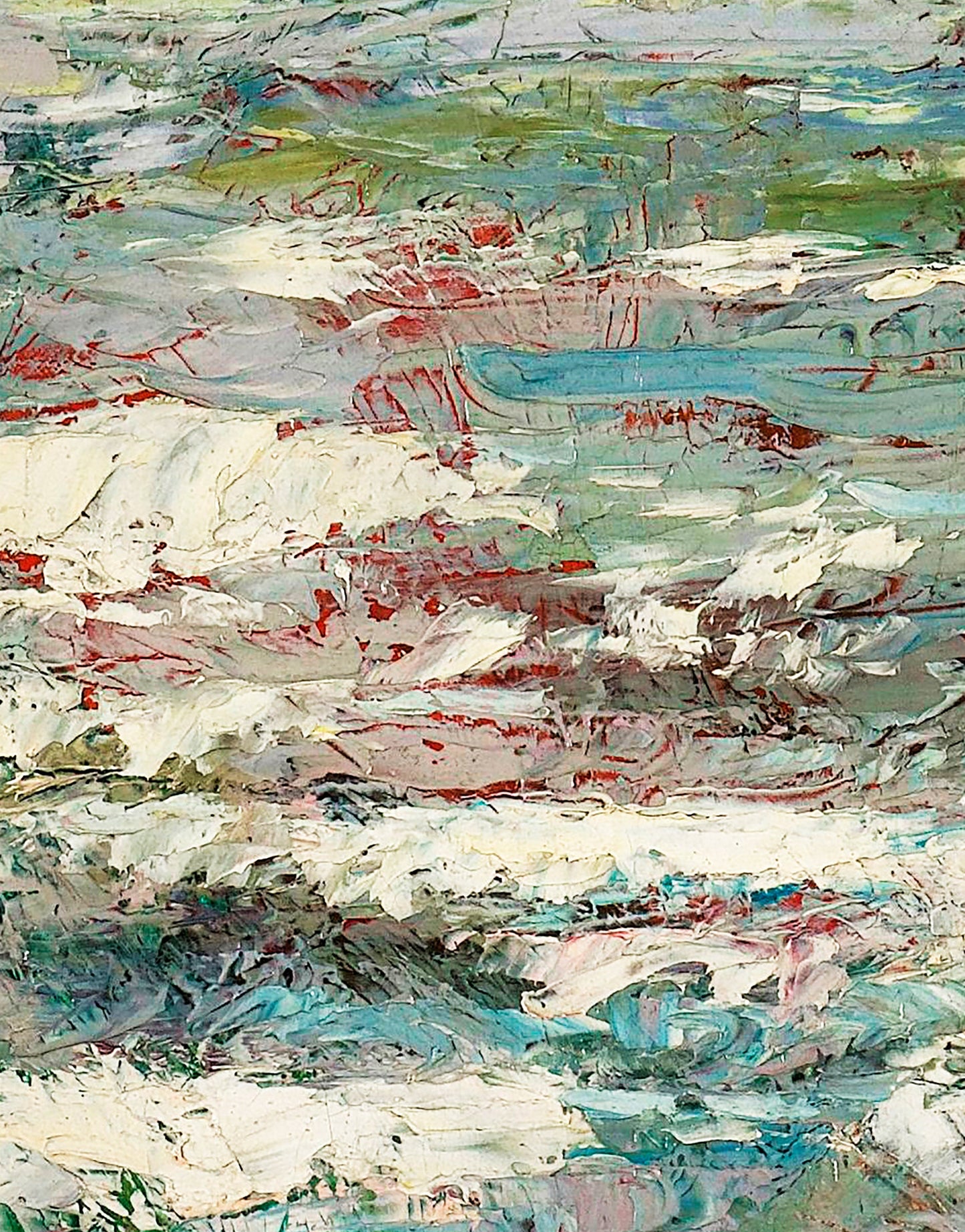 The Sea Painting from 1887 by Jan Toorop. Wall Mural / Peel and Stick Wallpaper. #6334