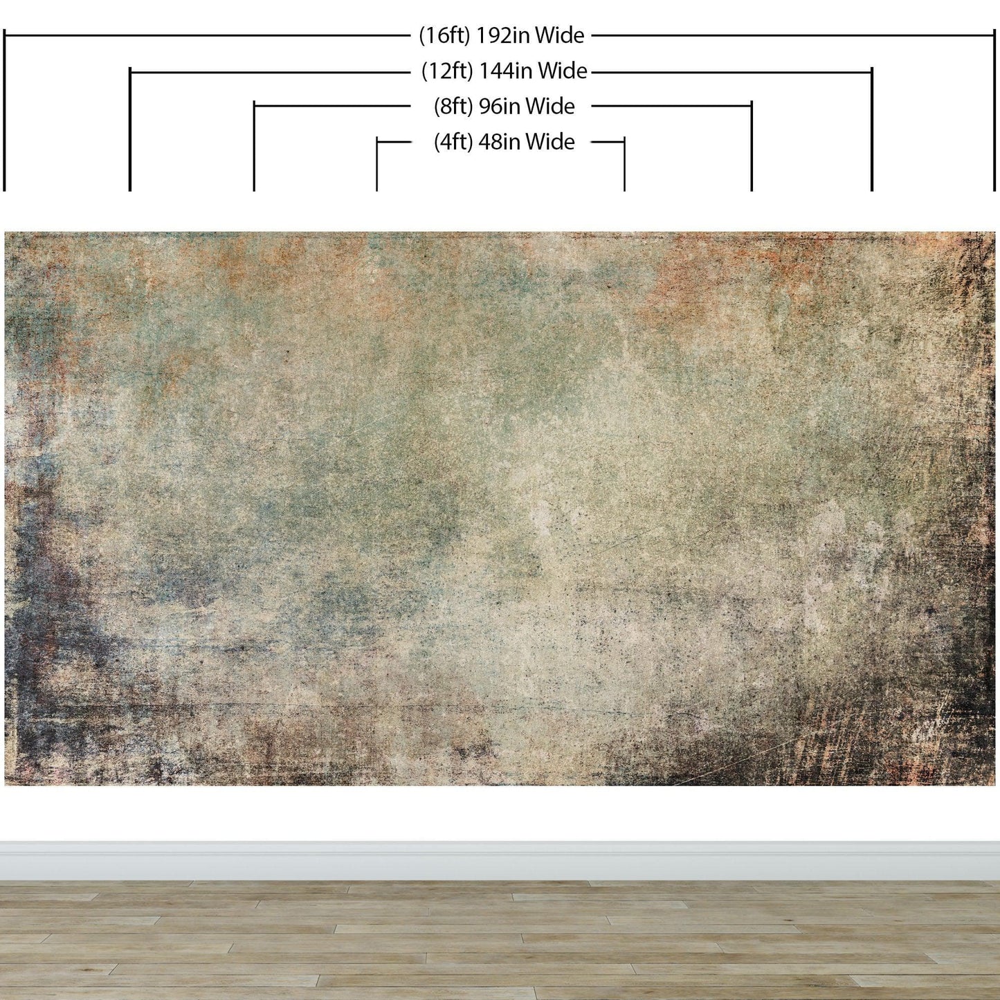 Rustic Concrete Wallpaper Wall Decor. Modern Minimalistic Self Adhesive Peel and Stick Wall Mural. #6367